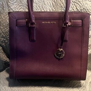 Michael Kors Plum Tote Bag